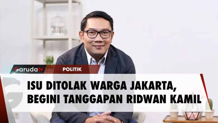 Respon Ridwan Kamil Soal Isu Dirinya Ditolak Warga Jakarta