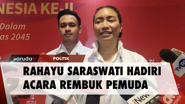 Rahayu Saraswati Bawa Pesan Penting di Acara Rembuk Pemuda