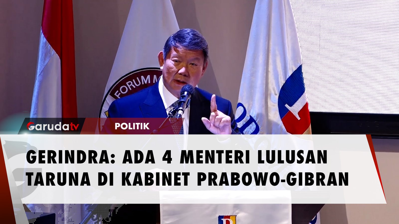 Gerindra Ungkap Akan Ada 4 Menteri Lulusan SMA Taruna di Kabinet Prabowo-Gibran