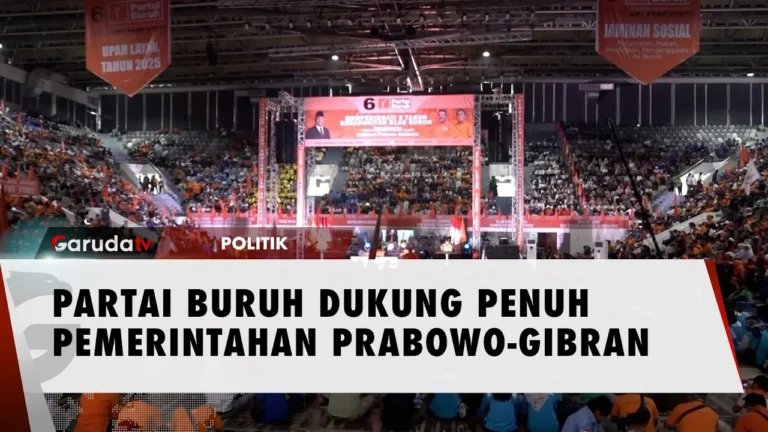 Sah! Partai Buruh Deklarasi Dukung Pemerintahan Prabowo-Gibran