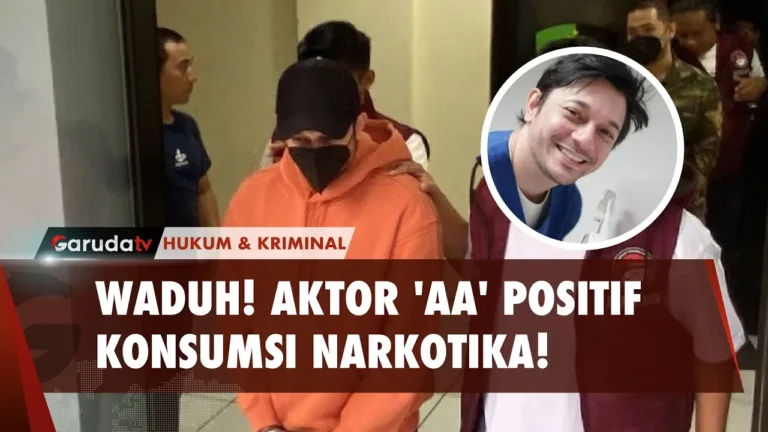 Viral! Hasil Tes Urin Aktor 'AA' Positif Narkotika!