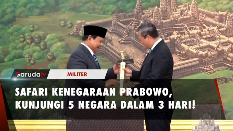 Prabowo Subianto Lakukan Kunjungan Kerja 5 Negara dalam 3 Hari!