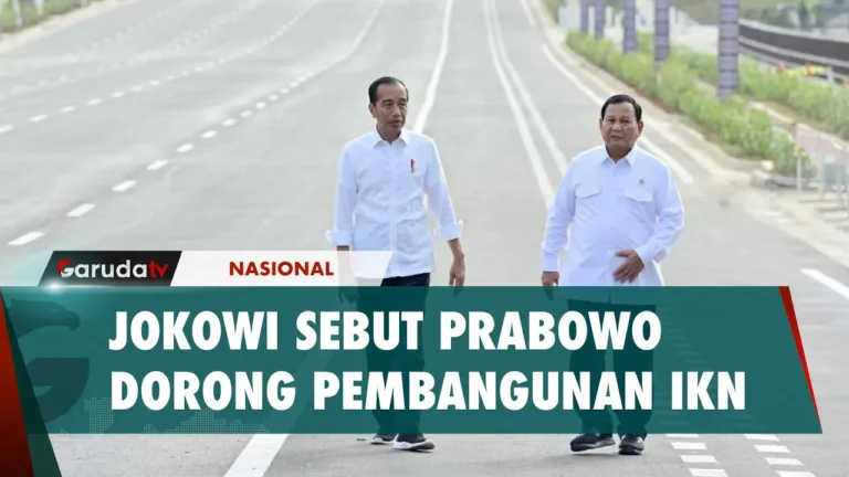 Jokowi Sebut Prabowo Akan Lanjutkan Pembangunan IKN