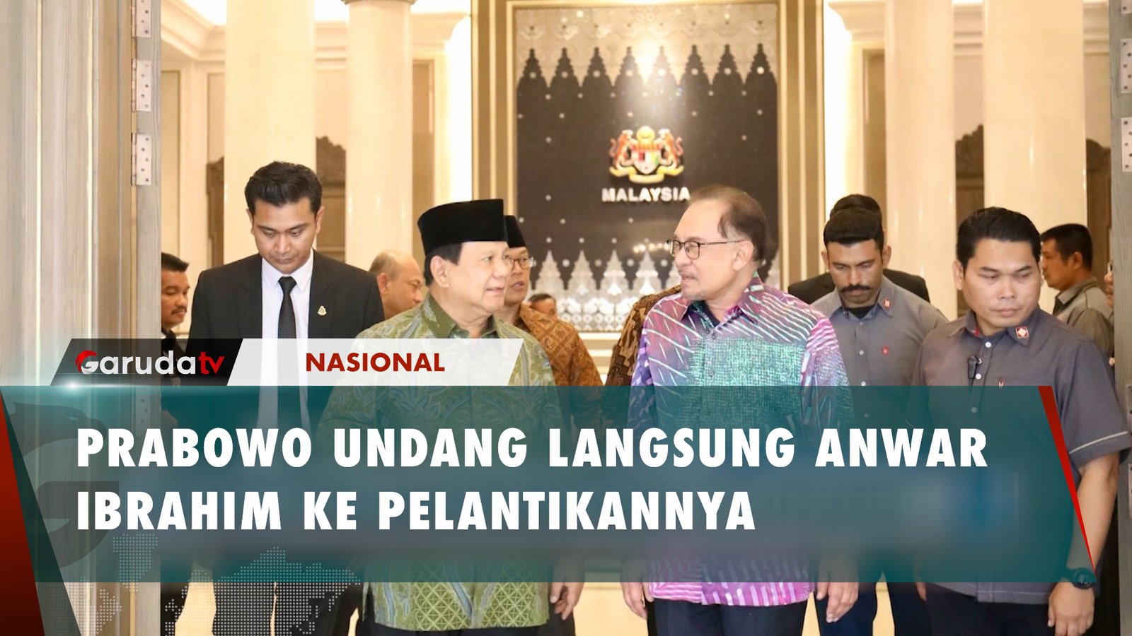 Bertemu, Menhan Prabowo Undang Langsung Anwar Ibrahim ke Pelantikannya