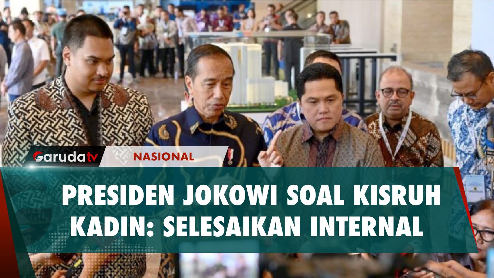 Jokowi Ungkap Soal Kisruh Kadin Diselesaikan Secara Internal