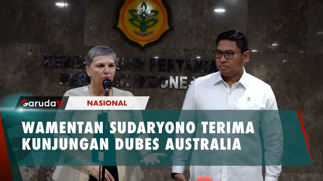 Dukung Program Makan Bergizi, Wamentan Sudaryono Gandeng Australia