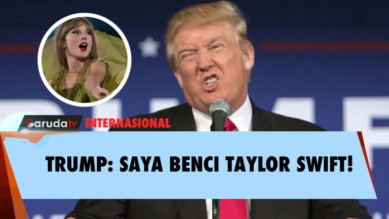 Trump 'Senggol' Taylor Swift Setelah Terang-Terangan Dukung Kamala Harris