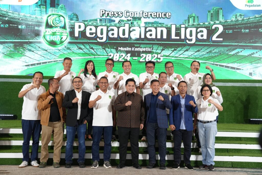 Pegadaian Perkuat Komitmen Bersih dengan Menjadi Sponsor Utama Liga 2 2024/2025