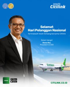 Citilink Rayakan Hari Pelanggan Nasional dengan Apresiasi Khusus dan Hadiah Menarik di Beberapa Kota