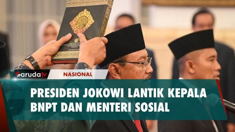 Jokowi Lantik Gus Ipul sebagai Mensos, Eddy Hartono Kepala BNPT