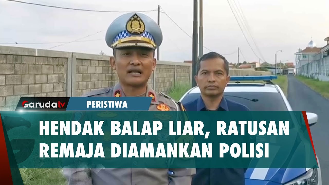 Polisi Berhasil Gagalkan Aksi Pemuda Balap Motor di Sidoarjo