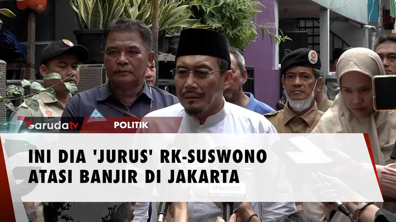 RK-Suswono Ungkap Strategi Ampuh Atasi Banjir Jakarta