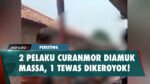 2 Pelaku Curanmor Habis Diamuk Massa! 1 Diantaranya Tewas!
