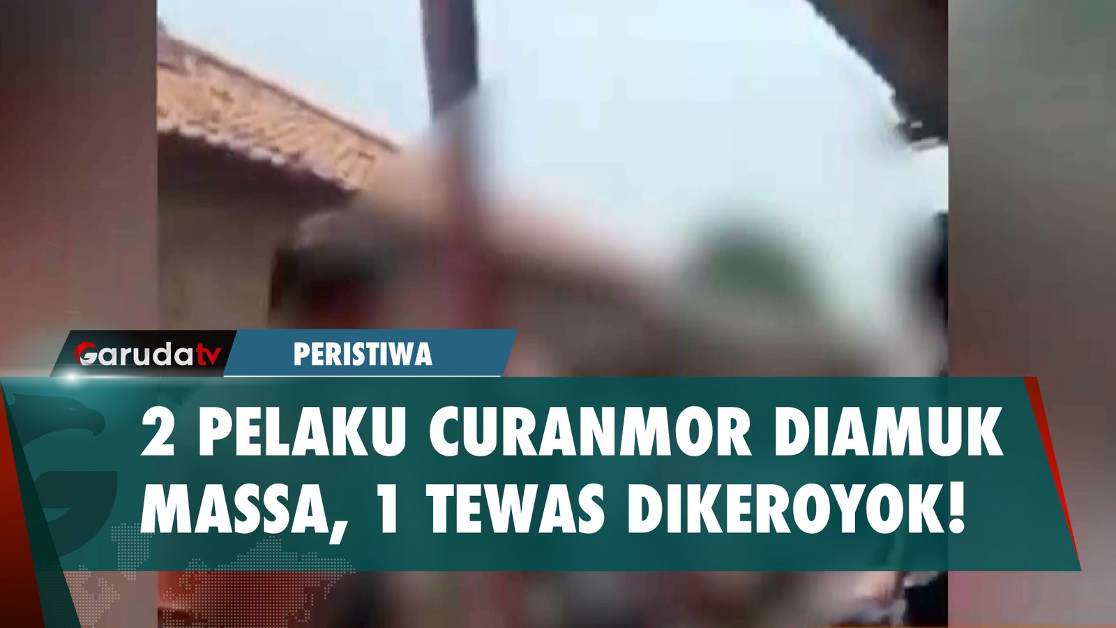 2 Pelaku Curanmor Habis Diamuk Massa! 1 Diantaranya Tewas!