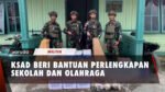 KSAD Salurkan Bantuan Perlengkapan Sekolah dan Olahraga untuk Anak-Anak Papua