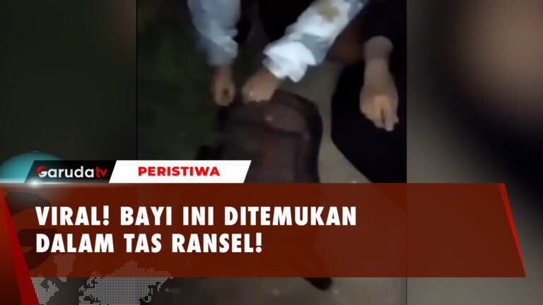 Warga Bandung Geger Dengar Tangisan Bayi dari Dalam Tas Ransel