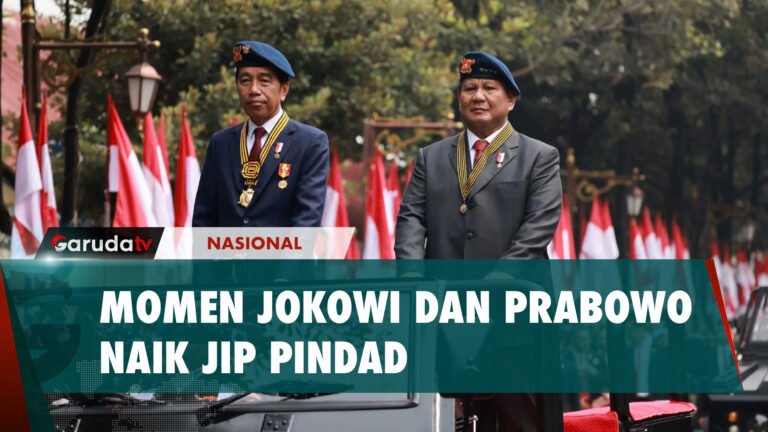 Kompak! Jokowi dan Prabowo Naik Jip Pindad saat Hadiri Apel Pengamanan Pelantikan Presiden