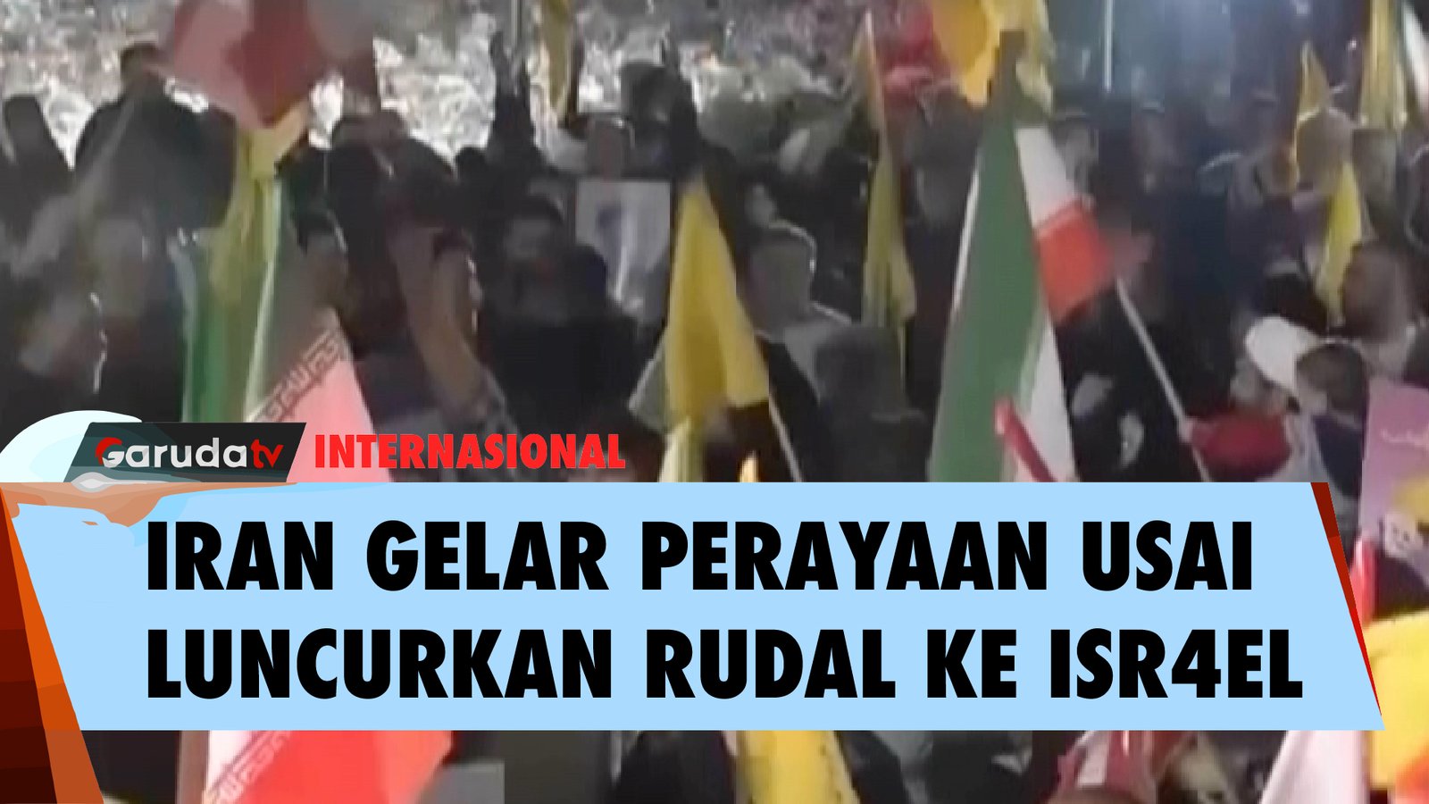 Iran Rayakan Keberhasilan Usai Meluncurkan Rudal ke Israel