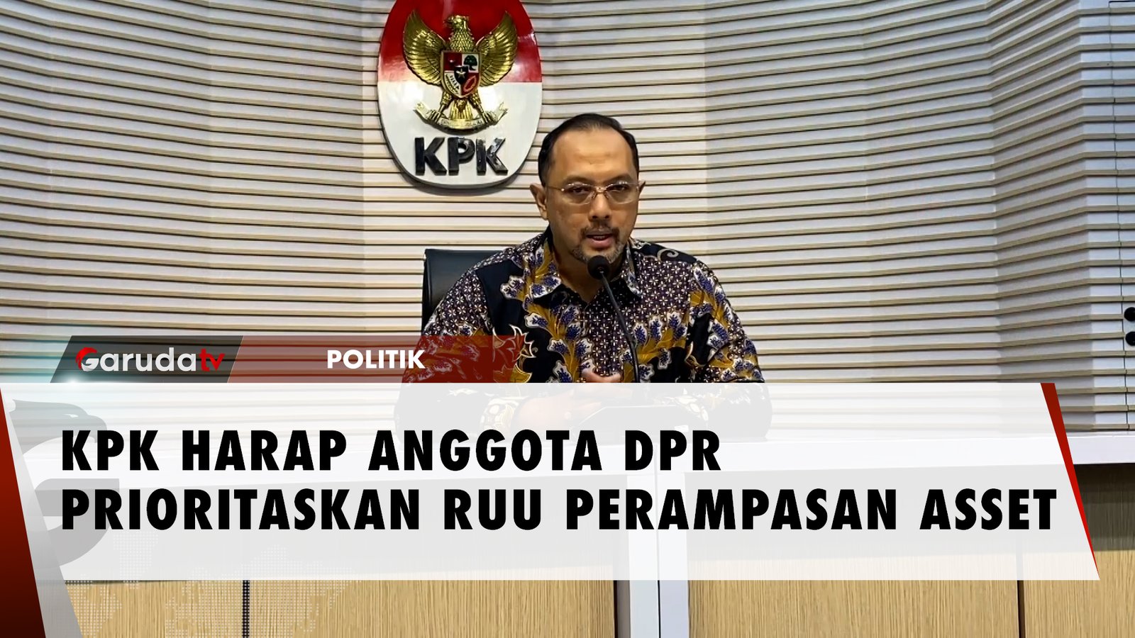 KPK Sampaikan Harapan kepada Anggota DPR RI Terpilih di Pelantikan 2024