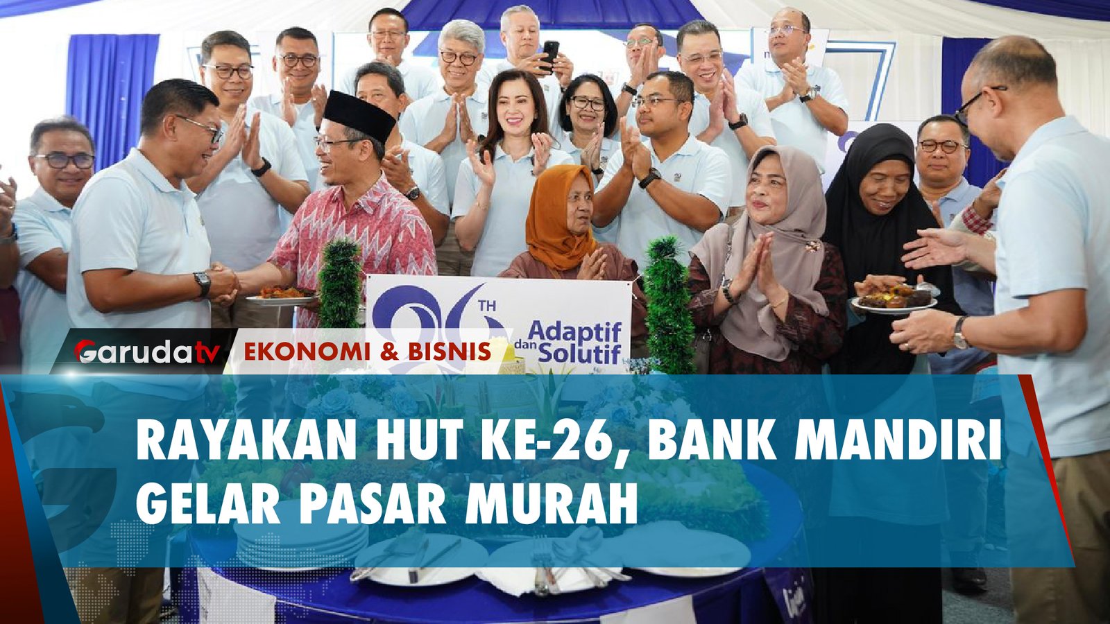 Rayakan 26 Tahun Bersama Bank Mandiri, Pasar Murah untuk Semua!