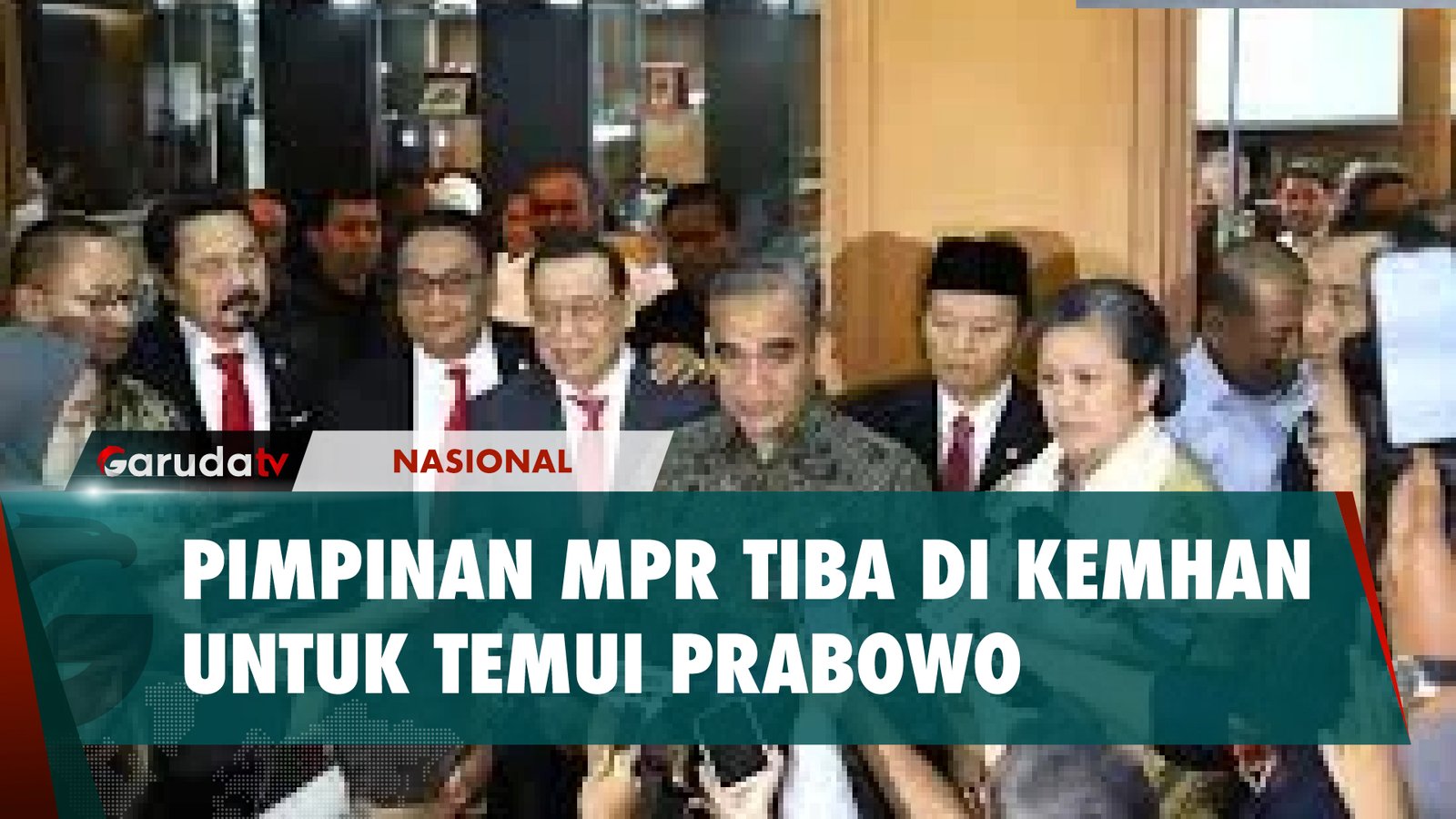 Para Pimpinan MPR Tiba di Kemhan untuk Temui Prabowo, Ada Apa?