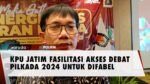 KPU Jatim Pastikan Debat Pilkada Ramah Difabel