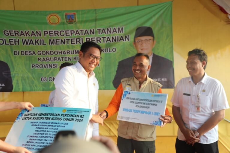 Wamentan Sudaryono Dorong Percepatan Tanam Oktober dengan Benih Gratis, Targetkan Panen Januari