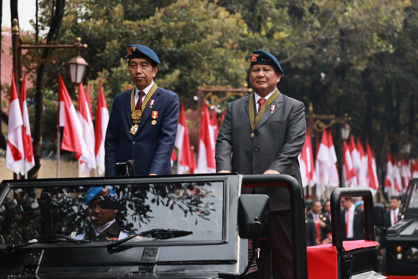 Kompak di Apel Pengamanan Pelantikan: Jokowi dan Prabowo Tunjukkan Sinergi Jelang Transisi