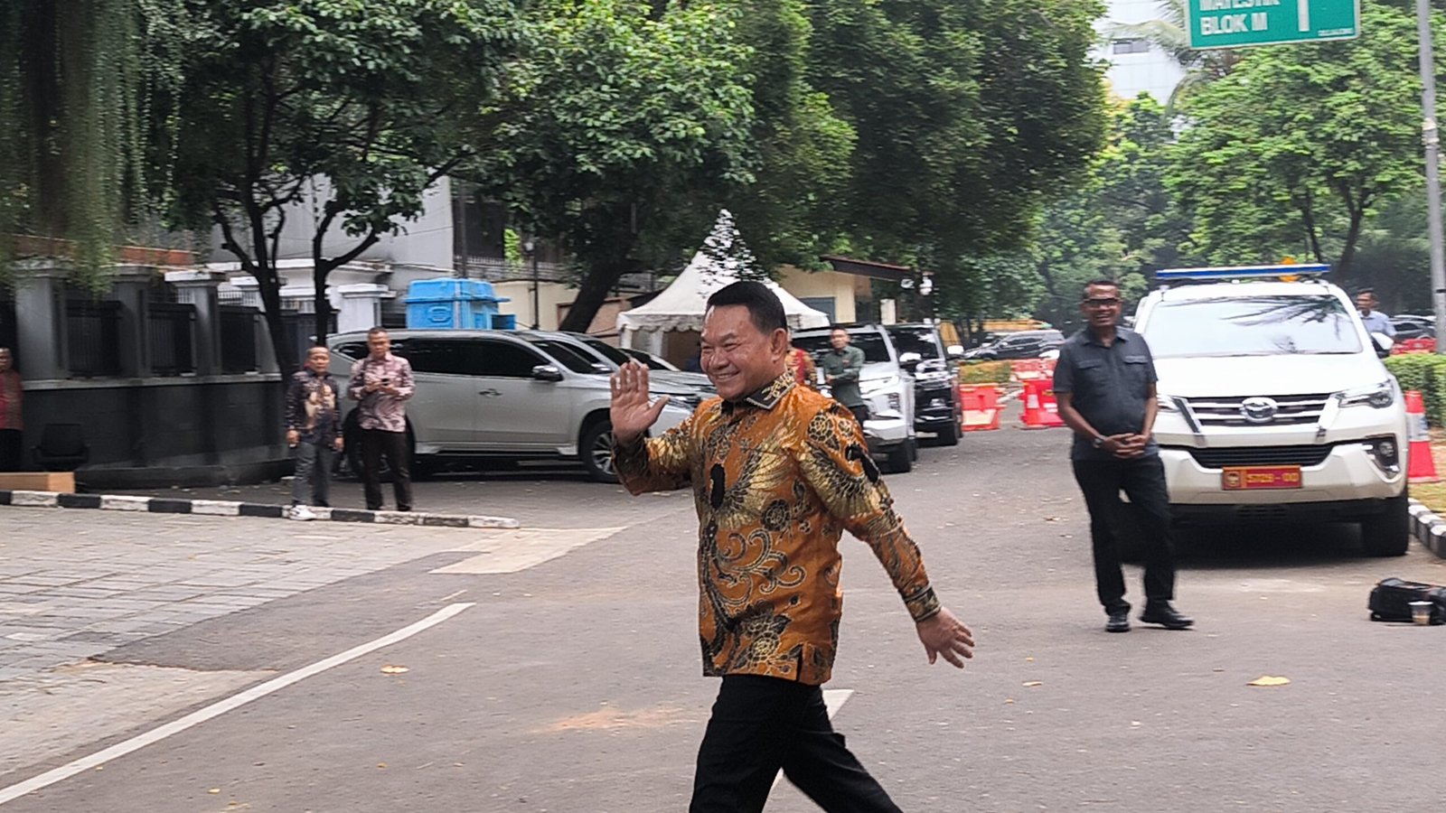 Jenderal Dudung Tersenyum Ceria Saat Dipanggil Prabowo