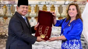 Presiden Prabowo Dianugerahi Penghargaan Tertinggi di Peru