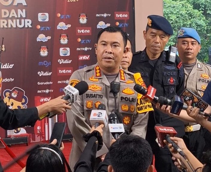 Jelang Debat Ketiga Pilkada Jakarta 2024, Pengamanan Ketat Tapi tak Ada Rekayasa Lalu lintas