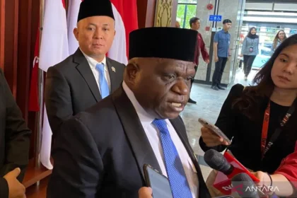 Menteri Hak Asasi Manusia Natalius Pigai (ANTARA)