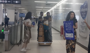 Alat Mobilitas Penumpnag Stasiun MRT (Dok. Kompas)