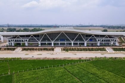 Stasiun Woosh Karawang (ANTARA)