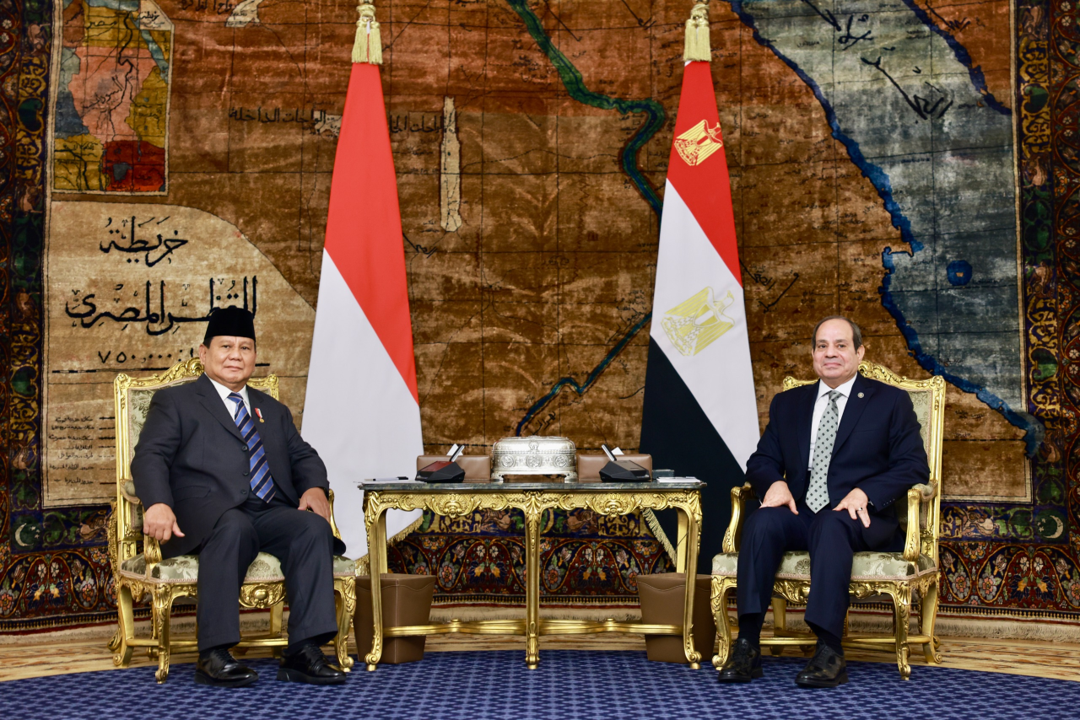 Presiden RI Prabowo Subianto dan Presiden Republik Arab Mesir, Abdel Fattah El-Sisi (Dok. Istimewa)