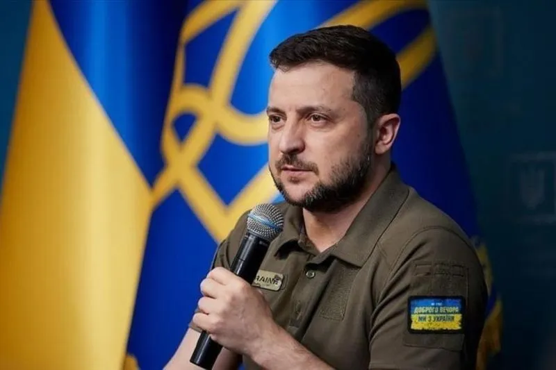 Presiden Ukraina Valodymyr Zelenskyy (Anadolu)