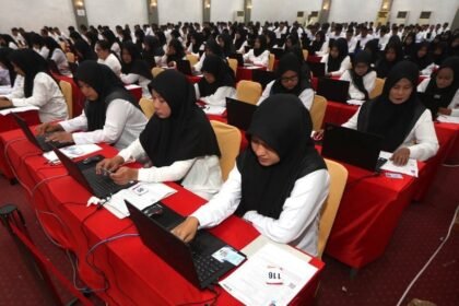 Peserta Tes Pegawai Pemerintah dengan Perjanjian Kerja (PPPK). (ANTARA)