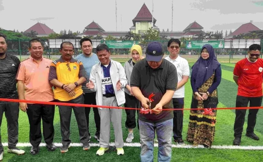 Peresmian Lapangan Mini Soccer Swatantra Wibawa Mukti (ANTARA)