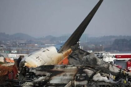 Kondisi Pesawat Jeju Air setelah Mengalami Kecelakaan (Reuters)