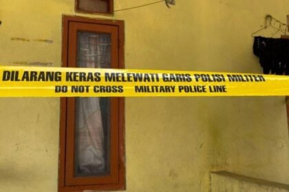 Lokasi penemuan ayat di kontrakan Jalan Bonjol, Pondok Karya, Pondok Aren, Kota Tangerang Selatan. (Tribun)