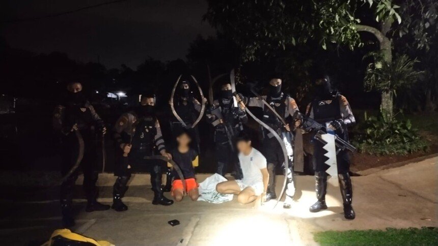 Geng 'Pancoran Kid' dan 'Turunan Style' Kepergok Mau Tawuran, Langsung Diciduk Polres Depok!