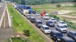 Kemacetan panjang di ruas Tol Palimanan-Kanci kilometer 212 (Dok. inews)