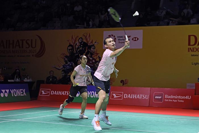 Dramatis! Rinov/Lisa ke Semifinal Indonesia Masters 2025 Usai Laga Sengit