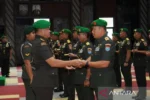 Kasad Jenderal TNI Maruli Simanjuntak memimpin proses sertijab Mayjen TNI Jamalulael