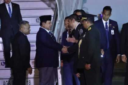 Presiden Prabowo Tiba di KL, Hadiri Undangan Yang Dipertuan Agong Raja Malaysia