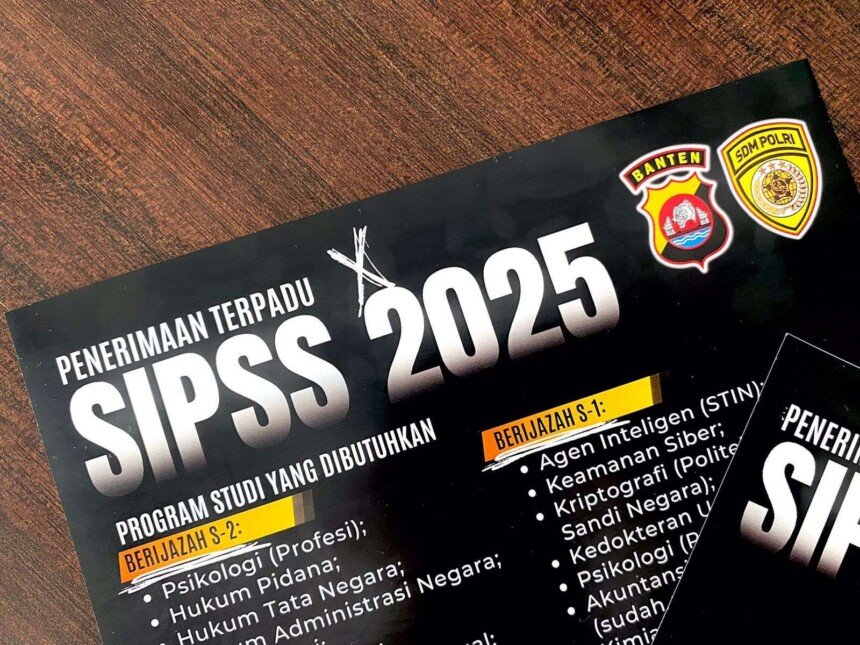 Flyer Penerimaan 2025 Polri (RRI)