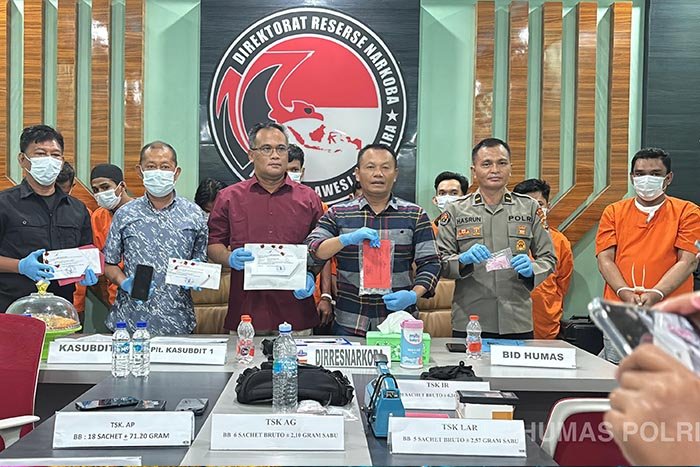 Polda Sultra Bongkar 13 Kasus Narkoba, Selamatkan 135 Ribu Jiwa dari Jerat Sabu