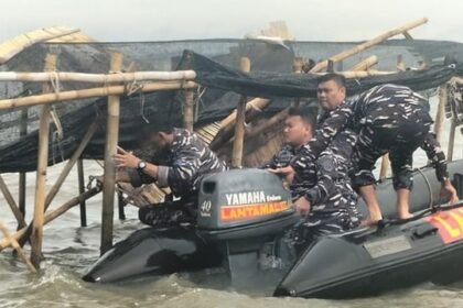 Hari ke-4, TNI AL Sukses Bongkar Pagar Laut Ilegal di Tangerang Sepanjang 11,75 KM
