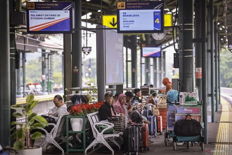 Stasiun Gambir (ANTARA)