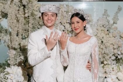 Angga Yunanda dan Shenina Cinnamon, Artis yang Menikah dengan Konsep Intimate Wedding (Dok. Instagram)